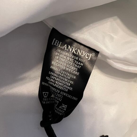 NEW Blank NYC NWT Perfect Day Jacket Belted Puffer Winter Coat Size Medium - Picture 9 of 14